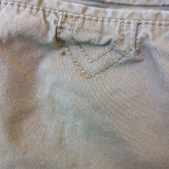 (3/$20) Old Navy low rise stretch khaki tan zip front four pocket crop pants - Picture 13 of 14